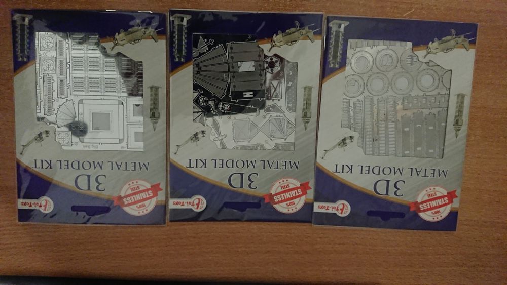 Малки 3D метални пъзели.