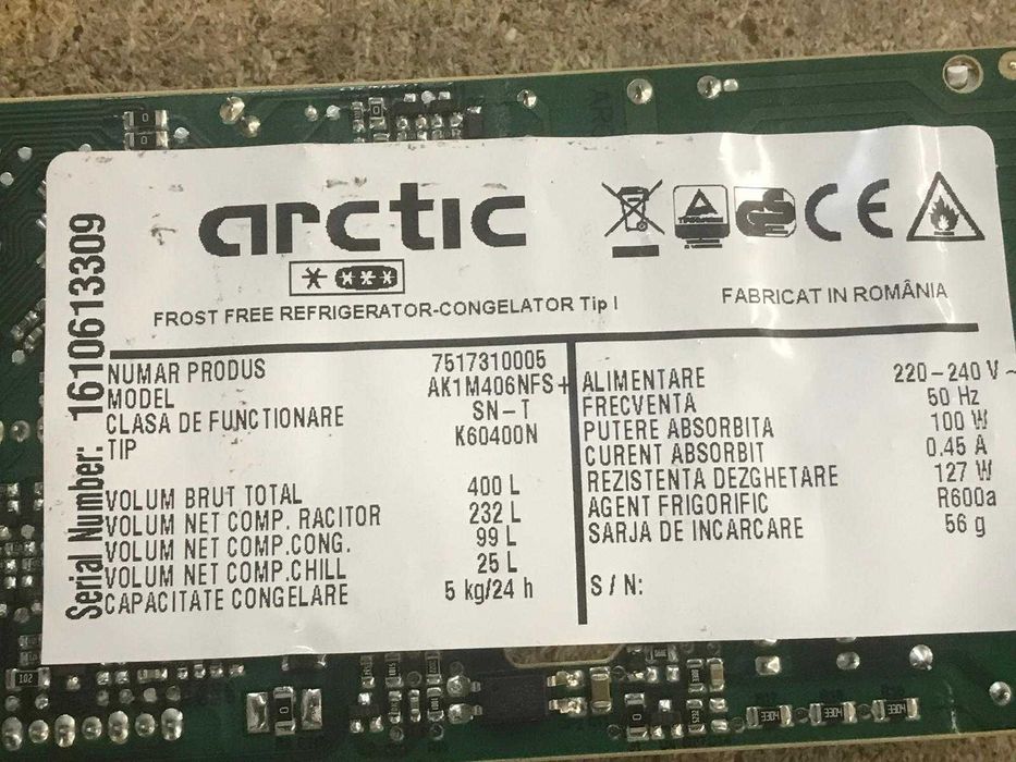 Placa electronica combina frigorifica Arctic AK1M406NFS+ / R20