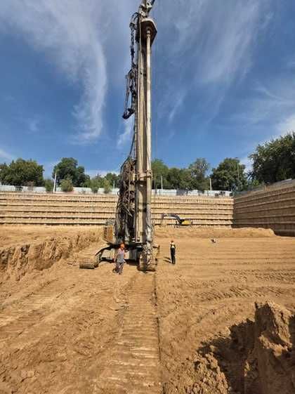 Роторная буровая свая, бурение свая, ДСМ, DSM, ИКСА свая