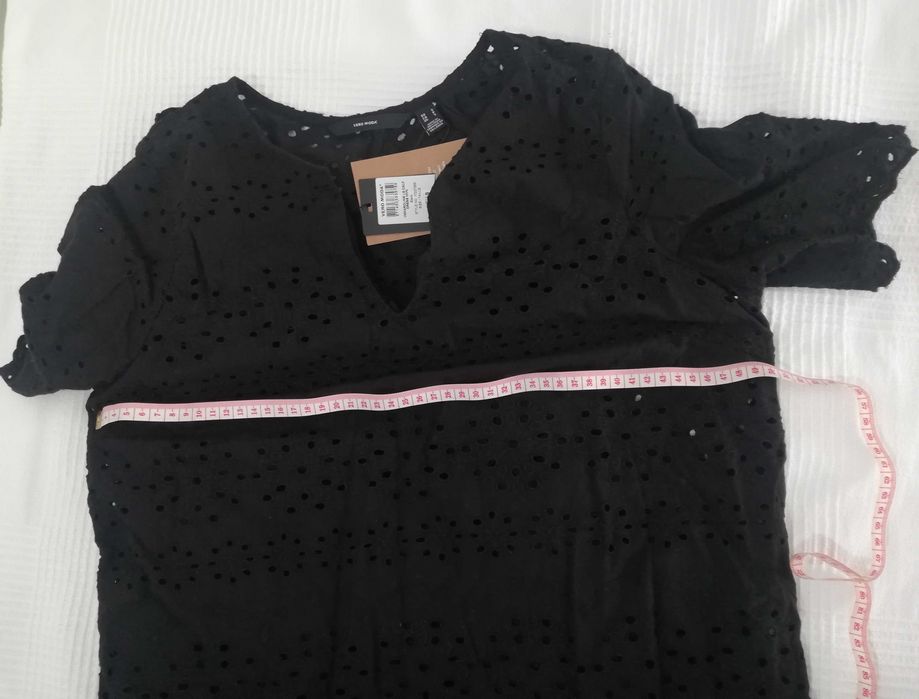 Rochie lungă Vero Moda, mărimea EU S, bumbac organic, nouă cu etichetă