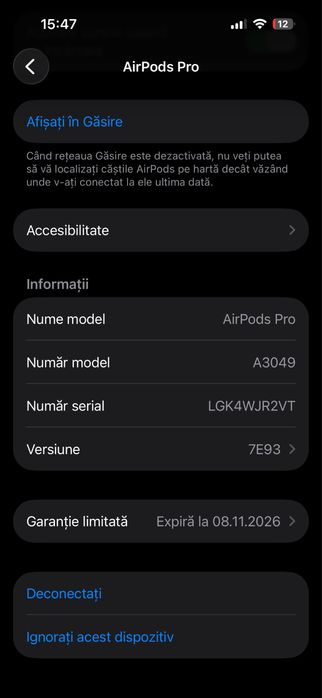 Căști wirless Apple AirPods Pro2