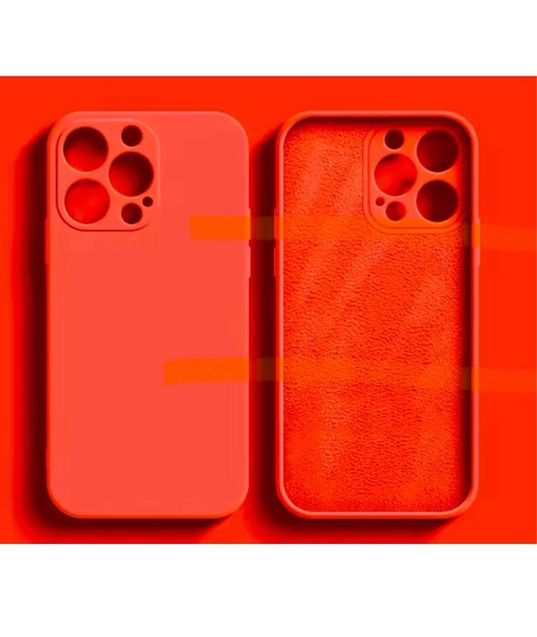 Iphone 12/13/14/15/16E/17 PRO MAX MINI Husa Touch Silicon Inter Textil