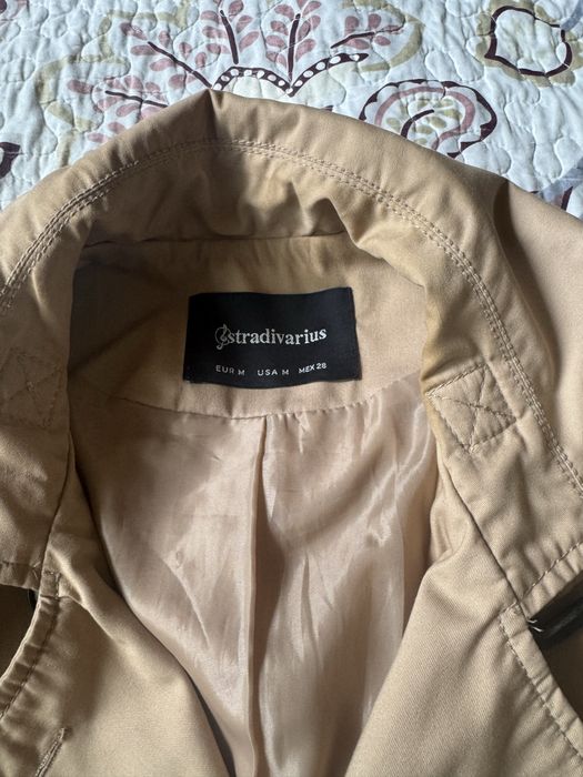 Trench dama bej Stradivarius marimea M