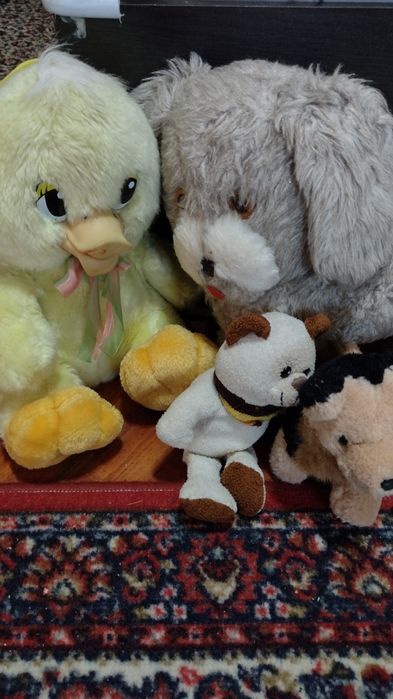 Лот от плюшени, детски играчки 10 бр