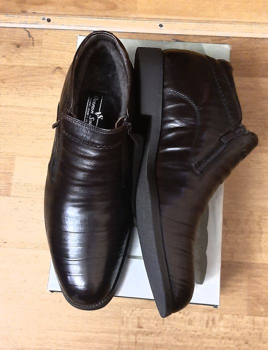 Новые мужские зимние  полусапоги