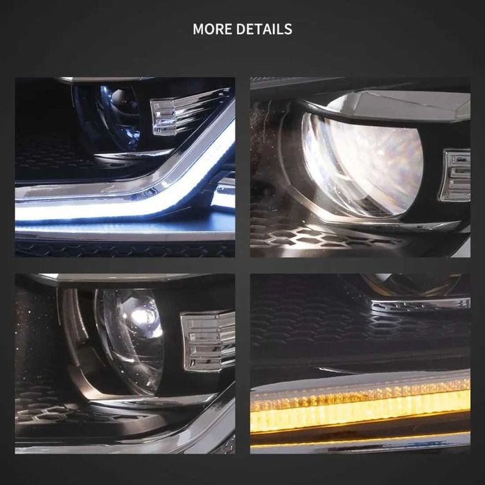 Тунинг led фарове за VW GOLF 7 (2014-2018) черни. НОВО ! НА СКЛАД!
