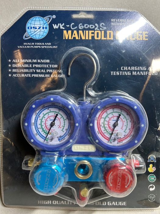 Manometru cu 2 subape