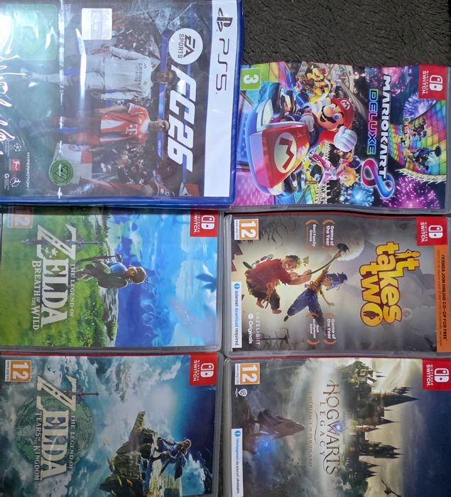 Nintendo switch Mario pokemon farming mortal gta fifa