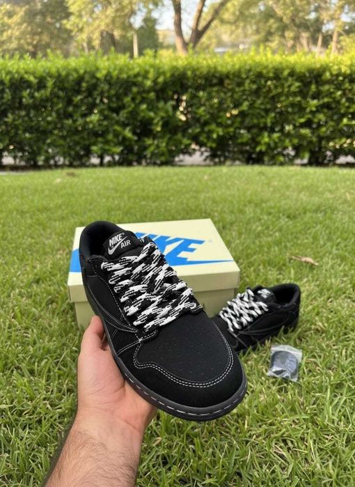 Adidasi Jordan 1 Low Dark Phantom - Premium - Full Box