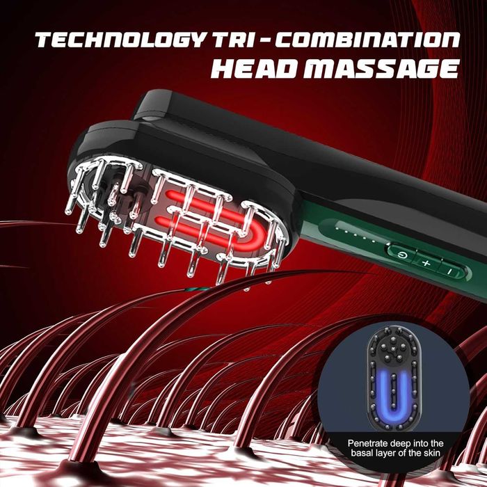 BIOESTHE Мултифункционално устройство,Гребен за растеж на косата,масаж