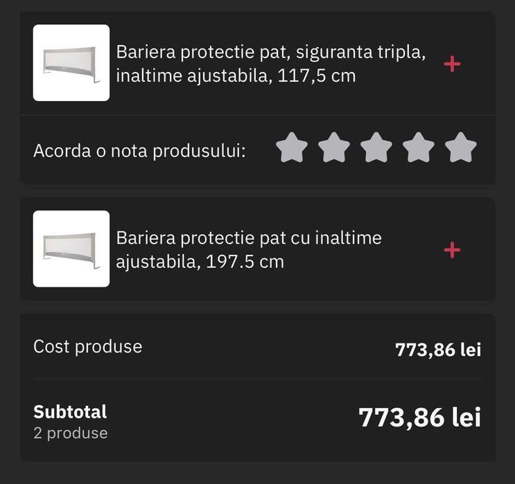 Bariera ( laterale) protectie pat culisanta XXL