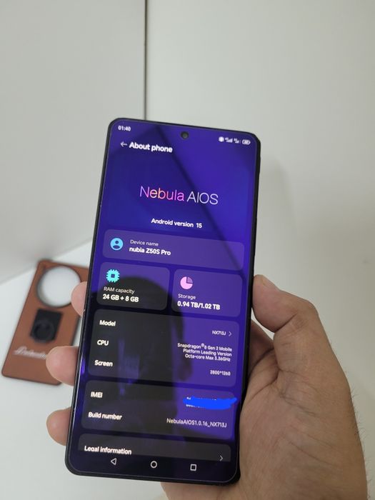 Nubia Z50SPro 32GB 1TB