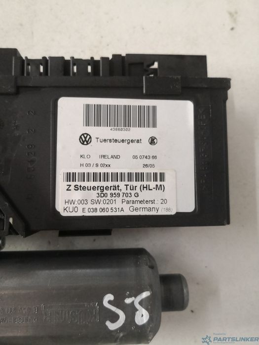 Motoras Macara Geam Stanga Spate Volkswagen Phaeton (3D_) [ 2002 - 201