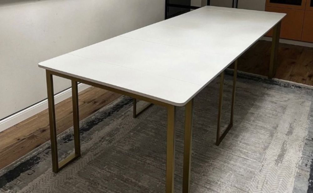 Стол-консоль трансформер 3,5 метра ЛДСП 110x50