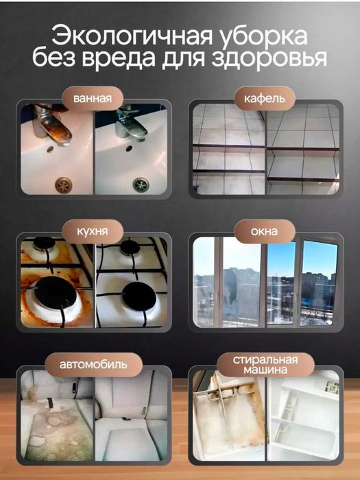Пароочиститель из 18 насадок, паровой очиститель для мебели и окон