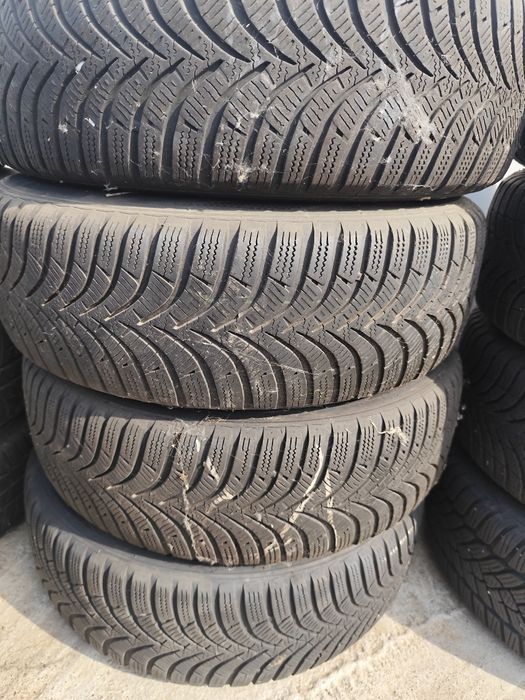Set 4 jante cu anvelope M+S 195/50R15 Ford Fiesta 4X108.