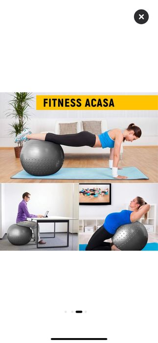 Minge medicinala gimnastica, yoga, pilates, gravide cu pompa inclusa