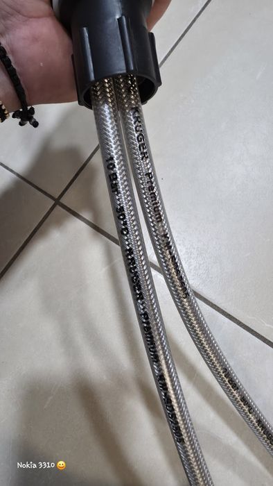 Baterie neagra  chiuveta bucatarie pipa lunga