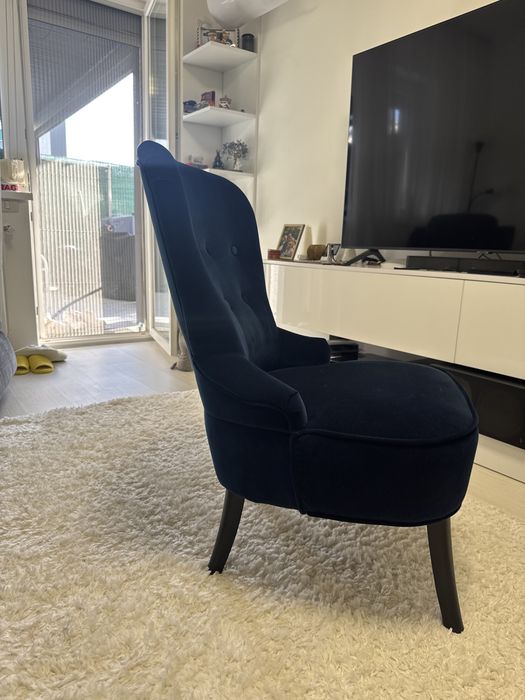 Vand Fotoliu IKEA Albastru Inchis