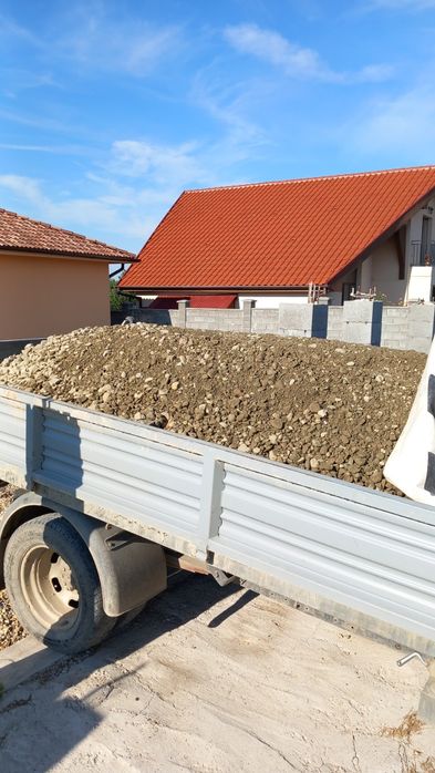 Nisip. Piatră concasată. Amestec pt Beton