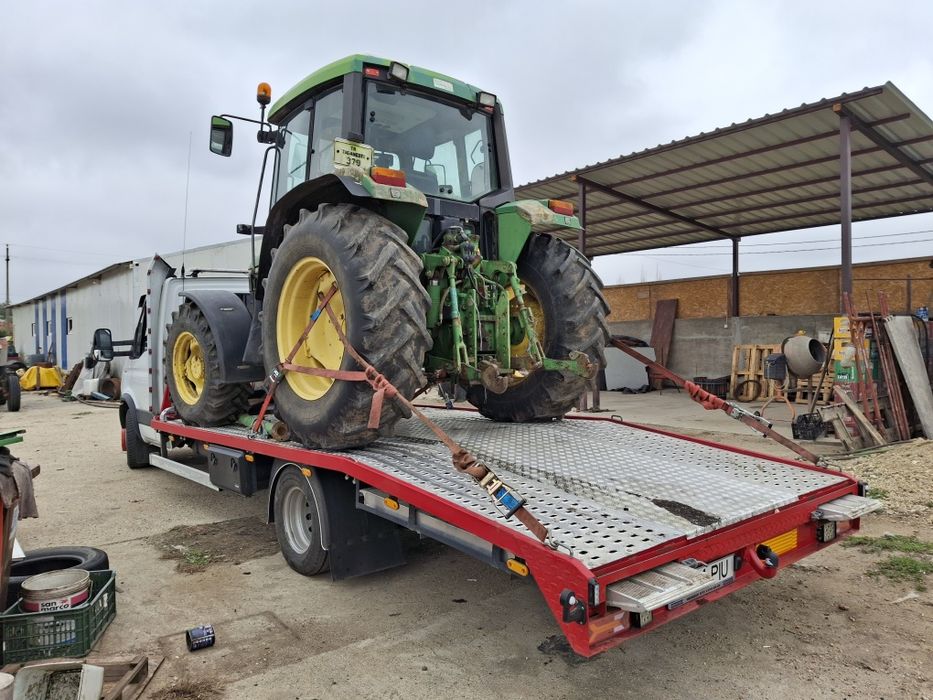 Tractari Auto Transport Tractor ifron manitou combina remorca disc met