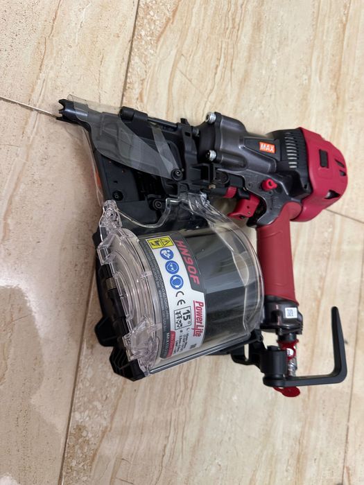 Pistol Pneumatic de Bătut Cuie în Rolă de Înaltă Presiune MAX PowerLite HN90F (45-90mm)