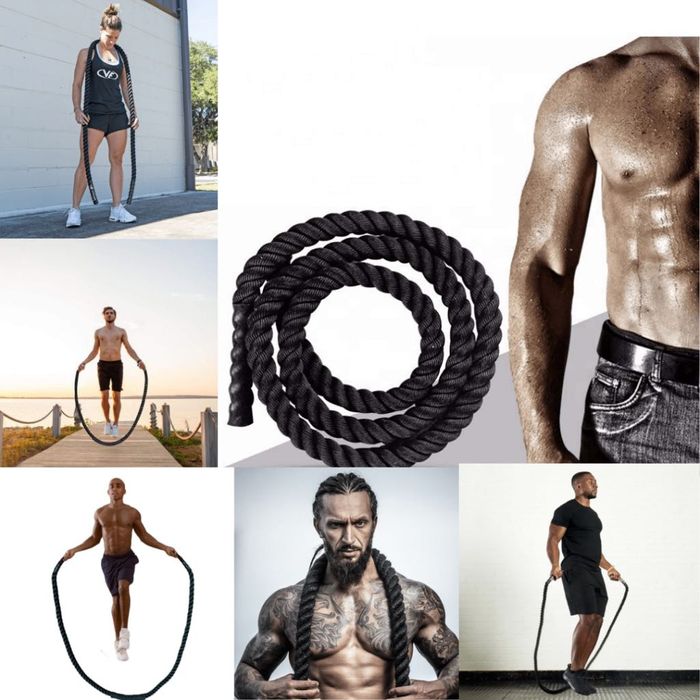 Mussel body претеглено въже за скачане