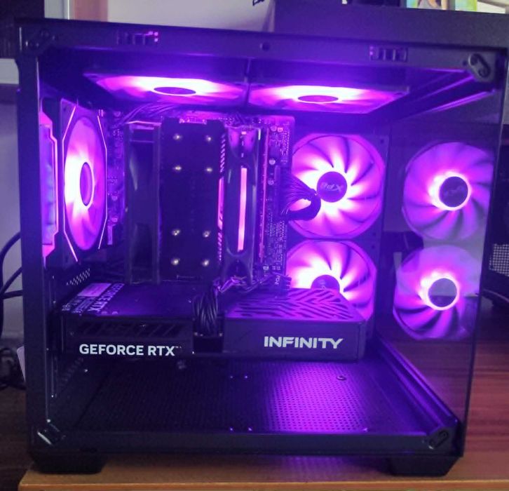 NOU-UNITATE PC Sistem GAMING,AMD Ryzen 5 5600GT,16gb DDR4,RTX 5060,m.2 1TB