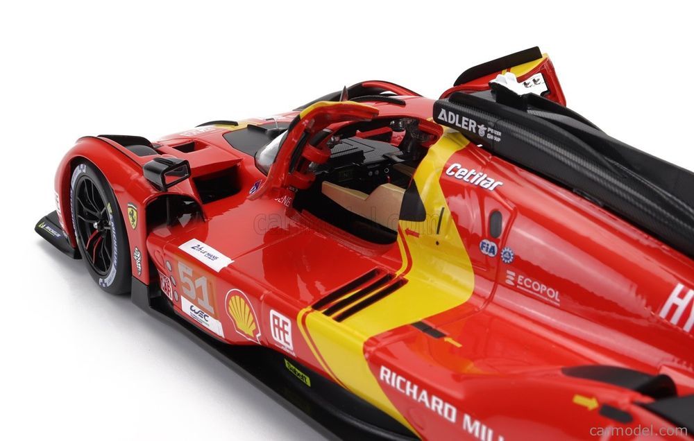 499P 3.0L Turbo V6 Team Ferrari AF Corse N 51 Winner 24h Le Mans 2023