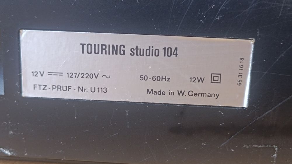 Radio ITT Schaub -Lorenz Touring studio 104