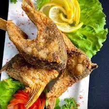 Жареная рыба достыка