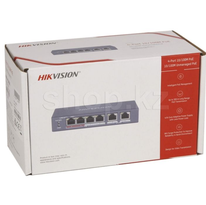 Hikvision DS-3E0106P-E/M
Switch 6 ports Hikvision DS-3E0106P-E/M