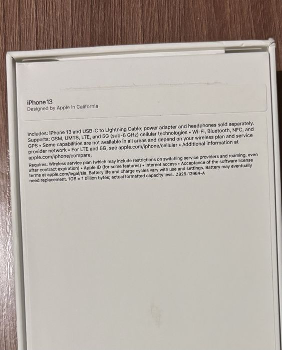 Iphone 13 100% состояние аккумулятора