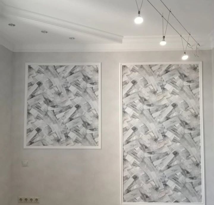 Поклейка обоев,покраска