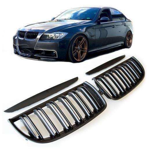 Grile Centrale BMW E90 Pre-LCI Seria 3(2005-2009)M-Design Negru Lucios
