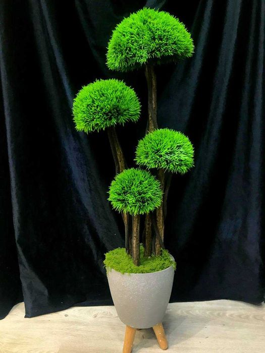 Искусственное дерево в горшке – стильный декор, 60–90см