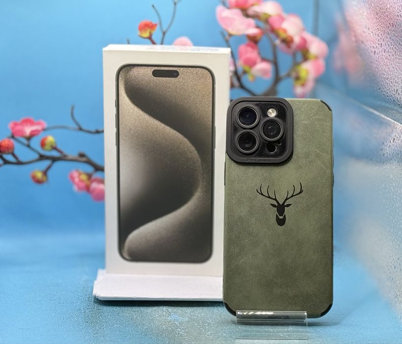 ГАРАНЦИОНЕН!!! Apple iPhone 15 Pro Max, 256GB, 5G, Natural Titanium