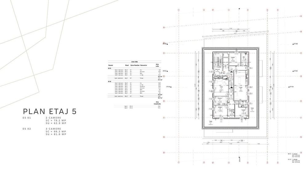 Proiect rezidențial cu AC – 29 apartamente – 4.330 mp – 35 parcări – S