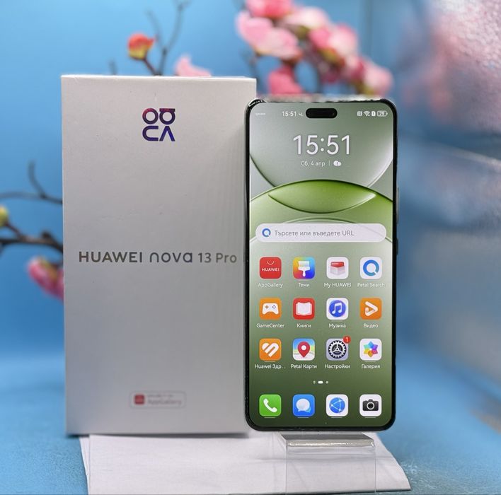 ГАРАНЦИОНЕН!!! Huawei nova 13 Pro, 12GB RAM, 512GB, Green