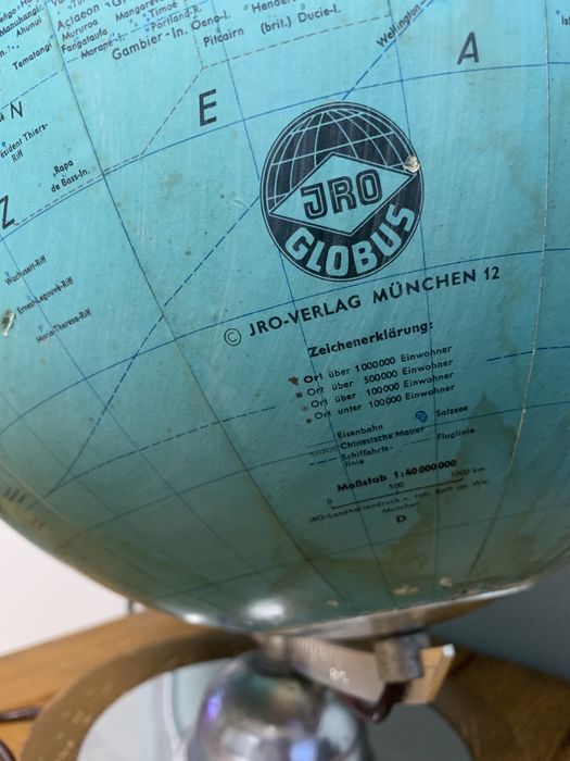 Стъклен глобус / JRO Verlag / 50-те