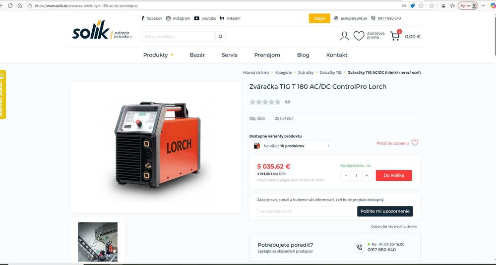 Aparat sudura aluminium AC/DC Basic plus