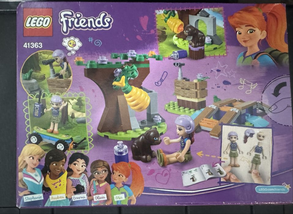 LEGO Friends 41363 – Aventura în pădure a Miei, nou și sigilat