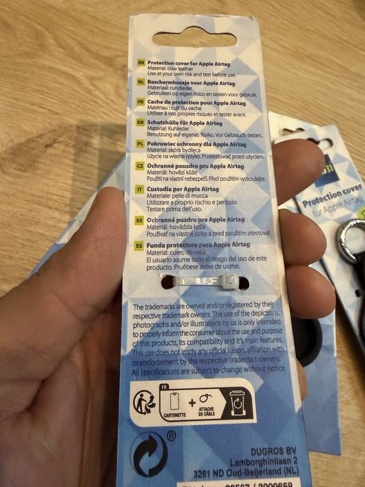 Air tag ключодържател