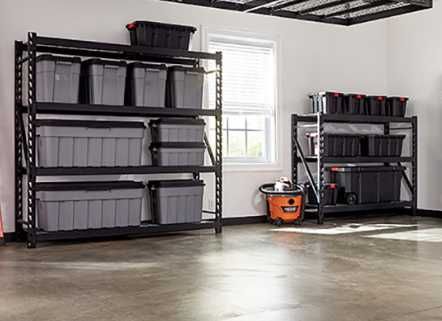 ПРОМО!Метален стелаж за склад-ръчна обработка H300;L112;D50сm; 4 нива