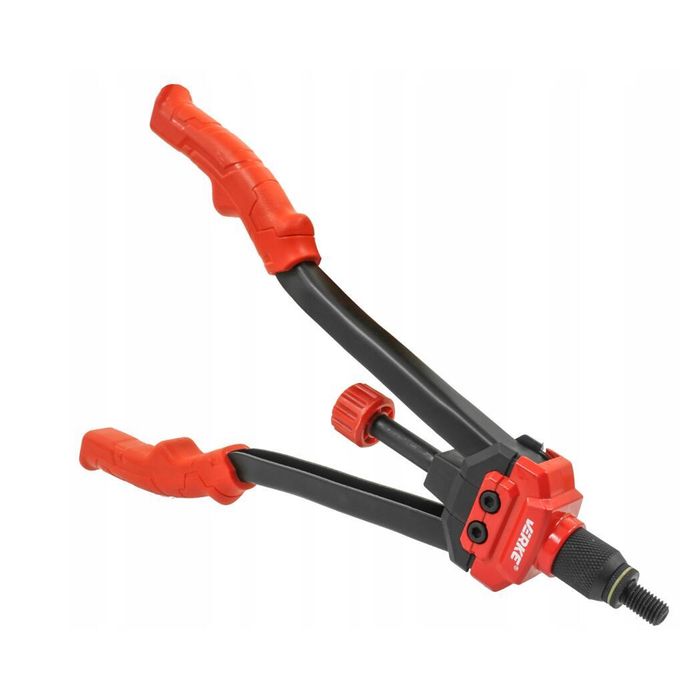 Cleste manual pentru piulite nituibile M3-M12, set cu 70 piulite si