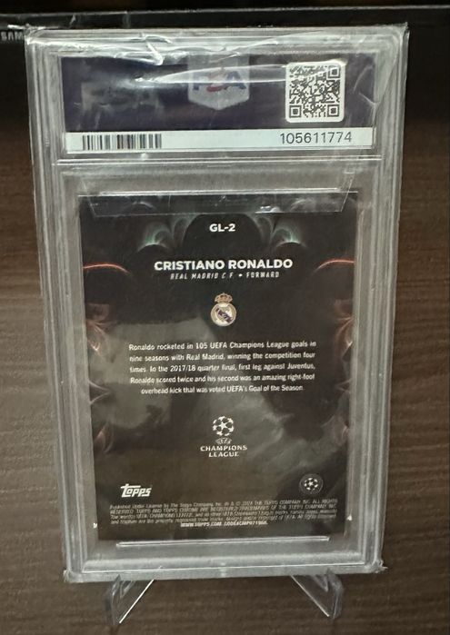 Topps cristiano ronaldo PSA 9