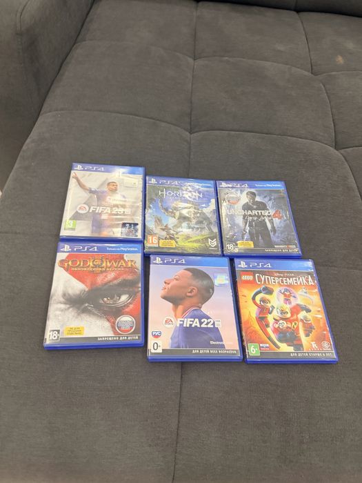Диски на приставку Ps4