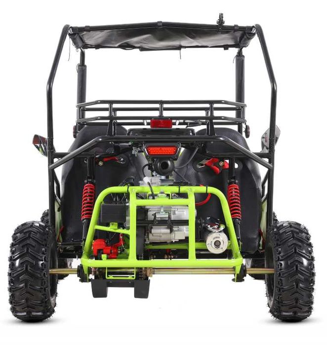 Asix Buggy 125cc, roti 7 inch, 3+1 viteze, culoare lime/negru