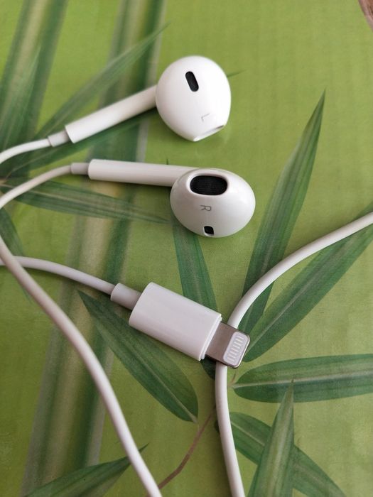 Наушники оригинал на айфон, переходник на айфон