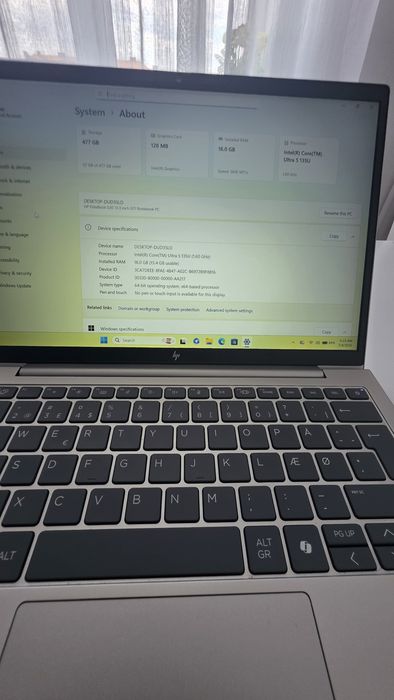 Hp EliteBook 630 G11 Intel Ultra 5 135U 16 gb ddr5!!!